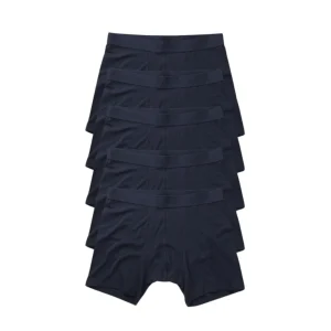 Panos Emporio Basic Mørkeblå 5-Pack Bambus Boxershorts Til Ham