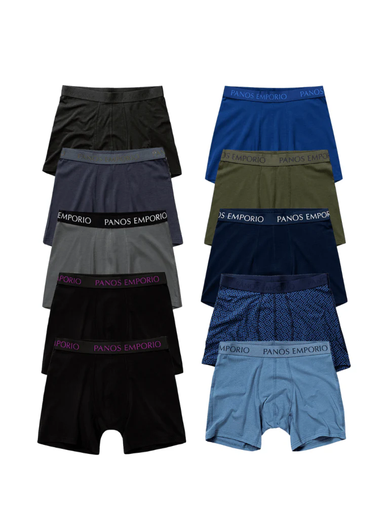 Panos Emporio Multi 10-Pack Bambus Boxershorts Til Ham
