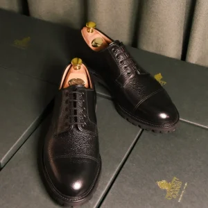 Sandhurst Derby, Black Scotch Grain 'Vibram' Crockett & Jones
