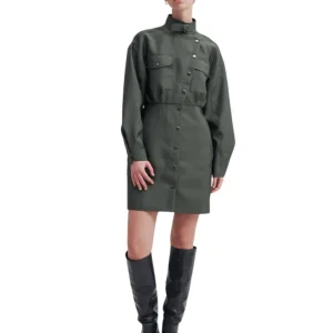 Second Female Armygrøn Elegance New Kjole