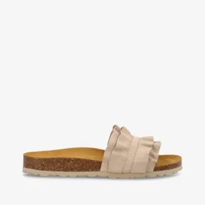 ATLAS - Beige ruskind - Sliders Dame