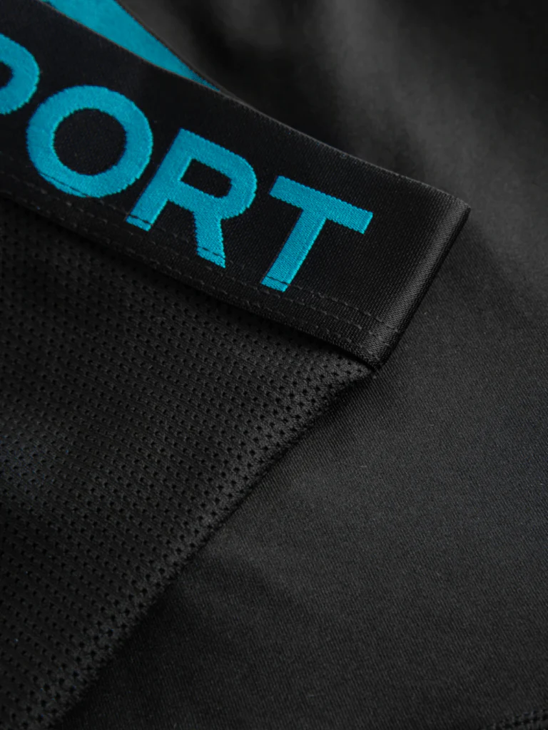Svart Björn Borg Performance Active rejäla långa shorts - Bild 6