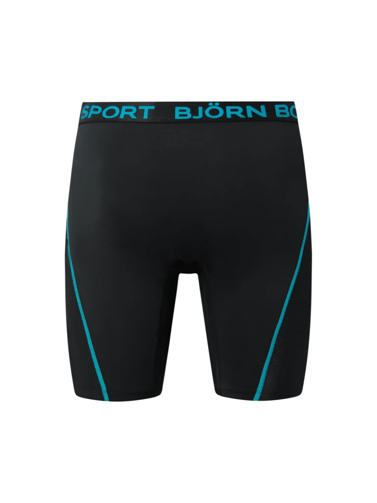 Svart Björn Borg Performance Active rejäla långa shorts - Bild 3