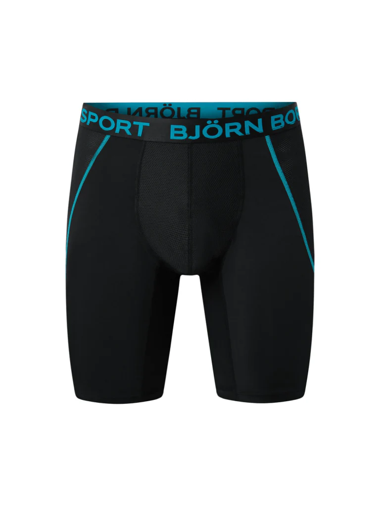Svart Björn Borg Performance Active rejäla långa shorts - Bild 2