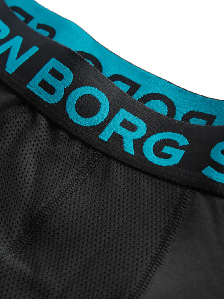 Svart Björn Borg Performance Active rejäla långa shorts - Bild 4