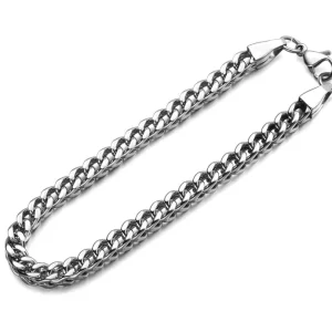 Stål armband fyrkantig pansar