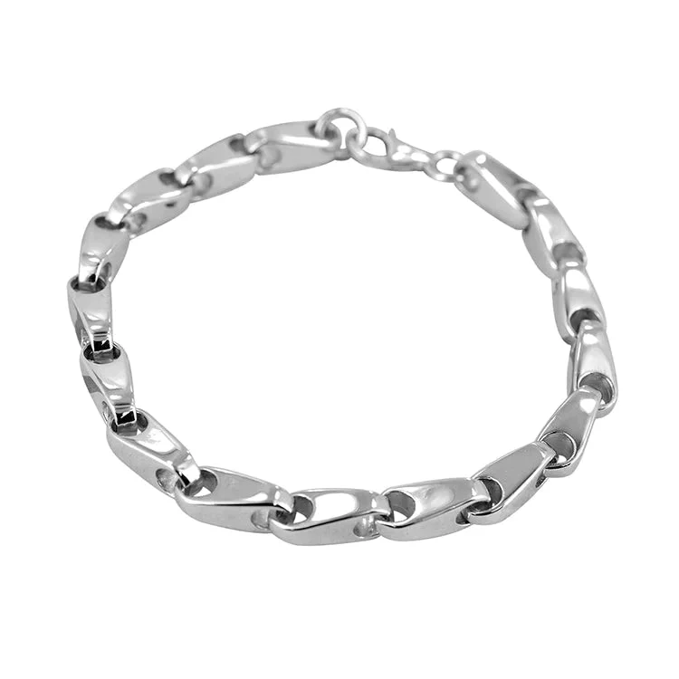 Stilrent massivt silverarmband - Bild 2