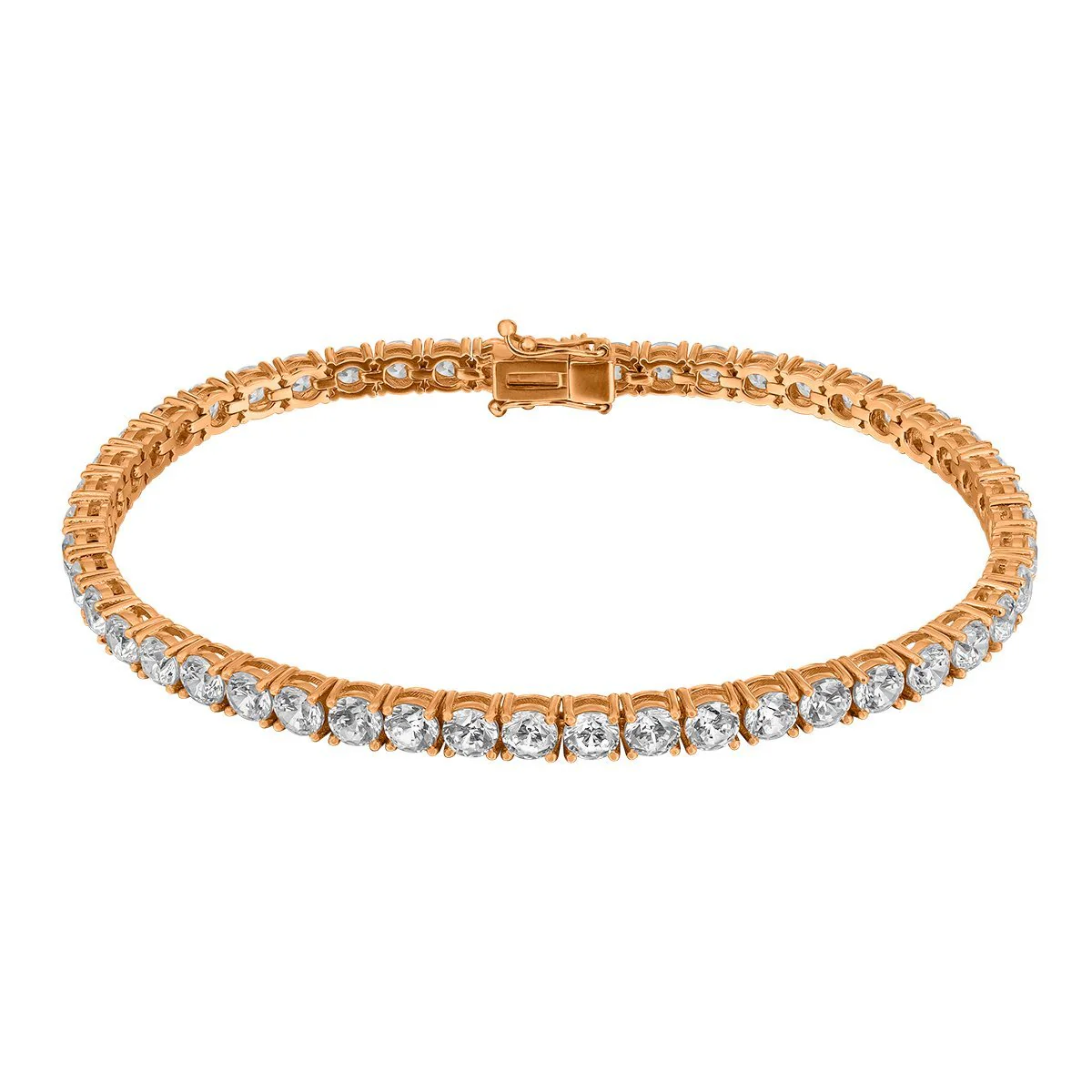 Tennisarmband 18karat guld 4mm - Bild 2
