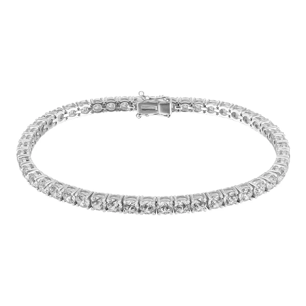 Tennisarmband 18karat vitguld 4mm - Bild 2