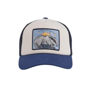 Upfront Blå - Sand Badger Trucker Cap