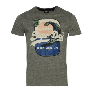 Vintage grå Superdry T-shirt