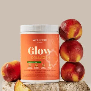 Wellexir Glow Beauty Drink - Peach Icetea - 360G