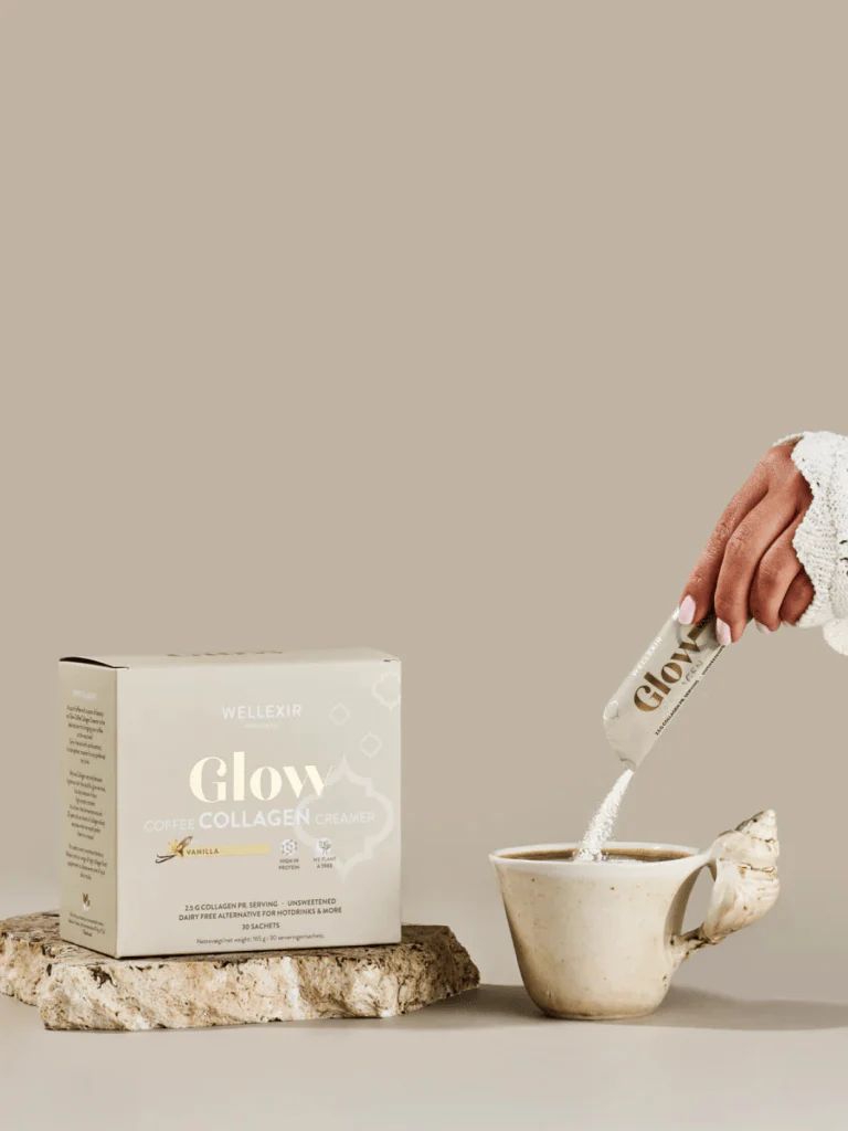 Wellexir Glow Beauty Drink - Vanilje Coffee creamer - Bild 2