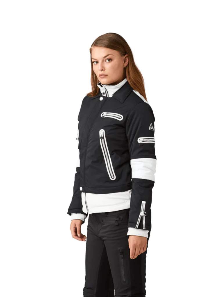 Bikerjacka för kvinnor - Bild 4
