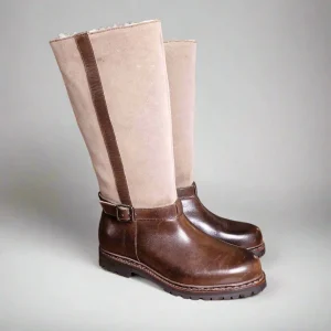 Woody Dark Brown Calf & Beige Nubuck (5E) John Brommel's